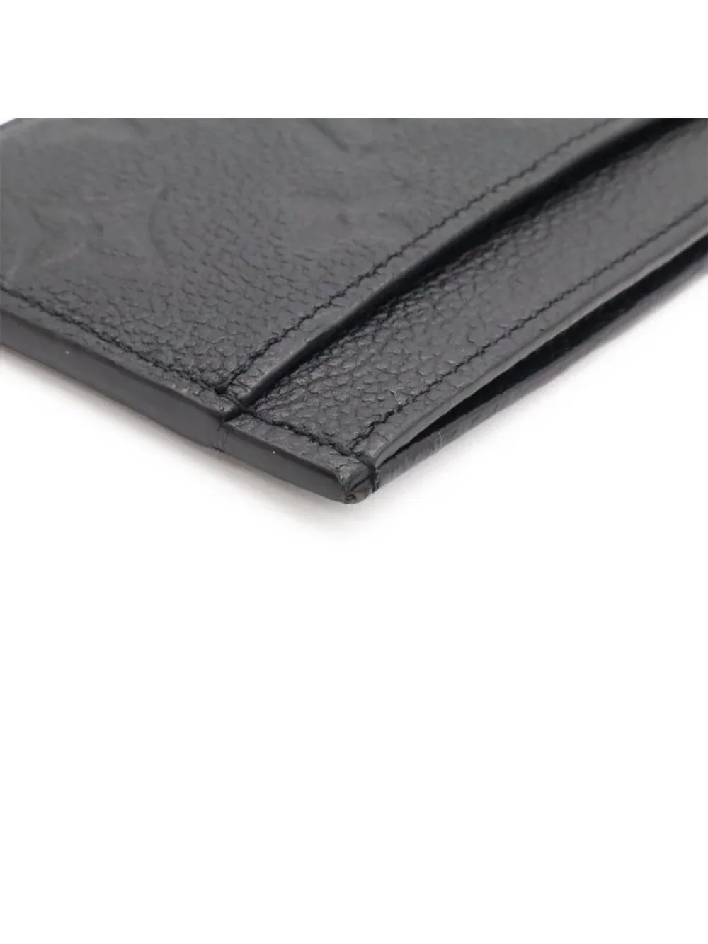 Louis Vuitton Monogram Empreinte Card Holder Sample Case Business Noir Black